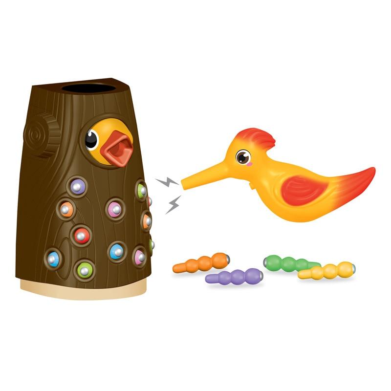 FeedingWood™  Jouets de pic magnétique attrape-ver | jeux enfants