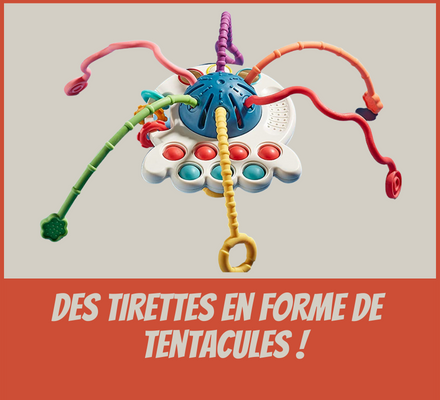 OctopusToy™ et OvniToy™ Jouets de développement sensoriel  bébé de 6 mois- 3ans