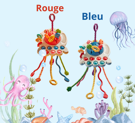 OctopusToy™ et OvniToy™ Jouets de développement sensoriel  bébé de 6 mois- 3ans